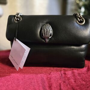 Kurt Geiger Black Leather Shoulder Bag